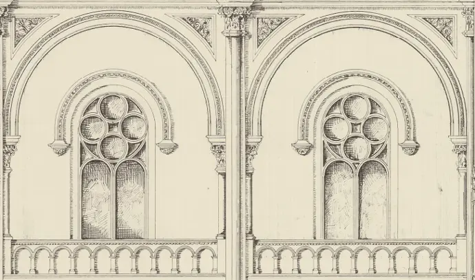 Plan de la troisième église de Loretteville