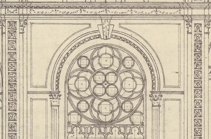 Plan de la troisième église de Loretteville